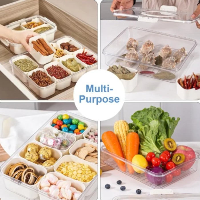 Kotak Penyimpanan Makanan Sayuran Kulkas / Food Container Freezer / Wadah Penyimpanan Makanan Kulkas