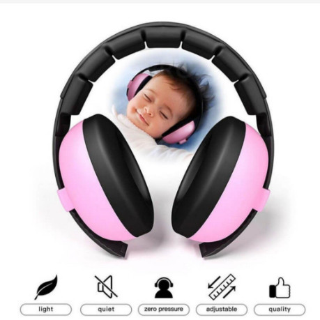 BH PENUTUP TELINGA BAYI DI PESAWAT EARMUFFS BAYI ANAK PELINDUNG TELINGA BAYI PEREDAM KEBISINGAN