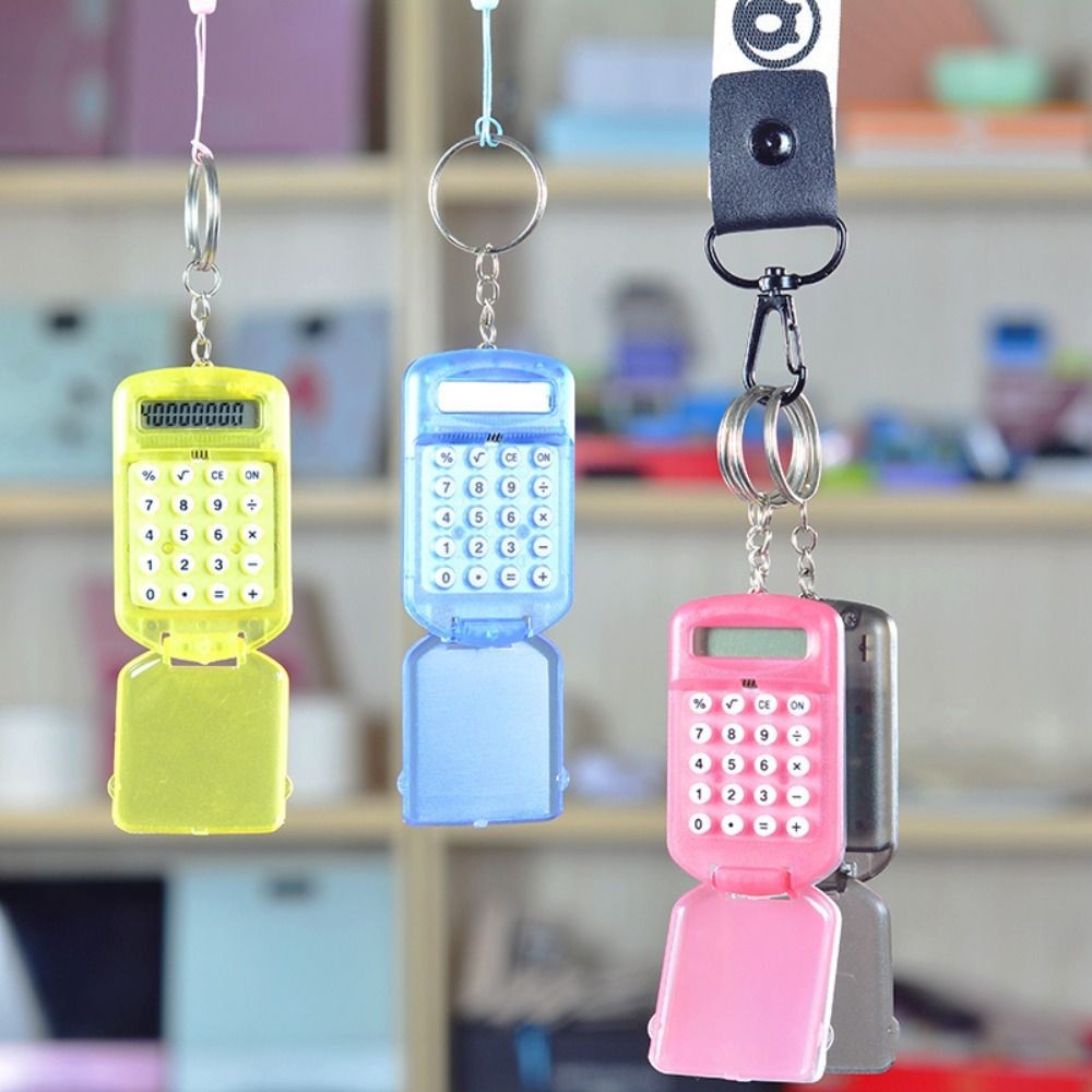 

Portable Creative Calculator 8 Digits Display Mini Student Stationery Multifunctional Lightweight School Supplies Student