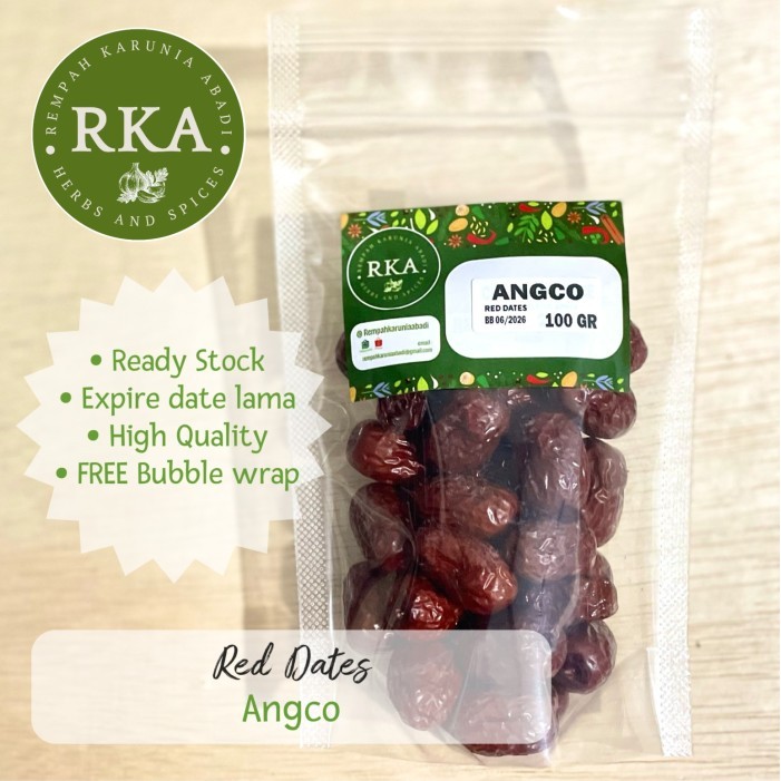 

Red Dates 100 gr / Angco 100gr / Red Dates 100 gr / Red Dates 100gr