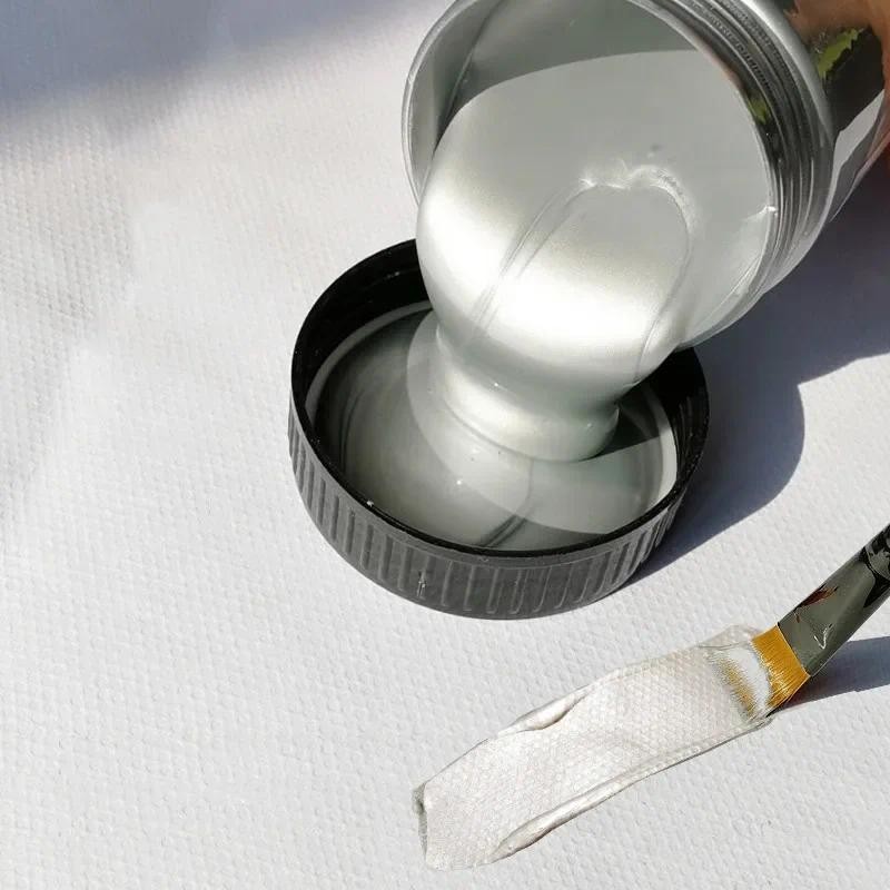 

100ml Golden Acrylic Paint Metal Pearlescent Hand-painted Gypsum Glue Waterproof and Non-fading DIY Painted Paint