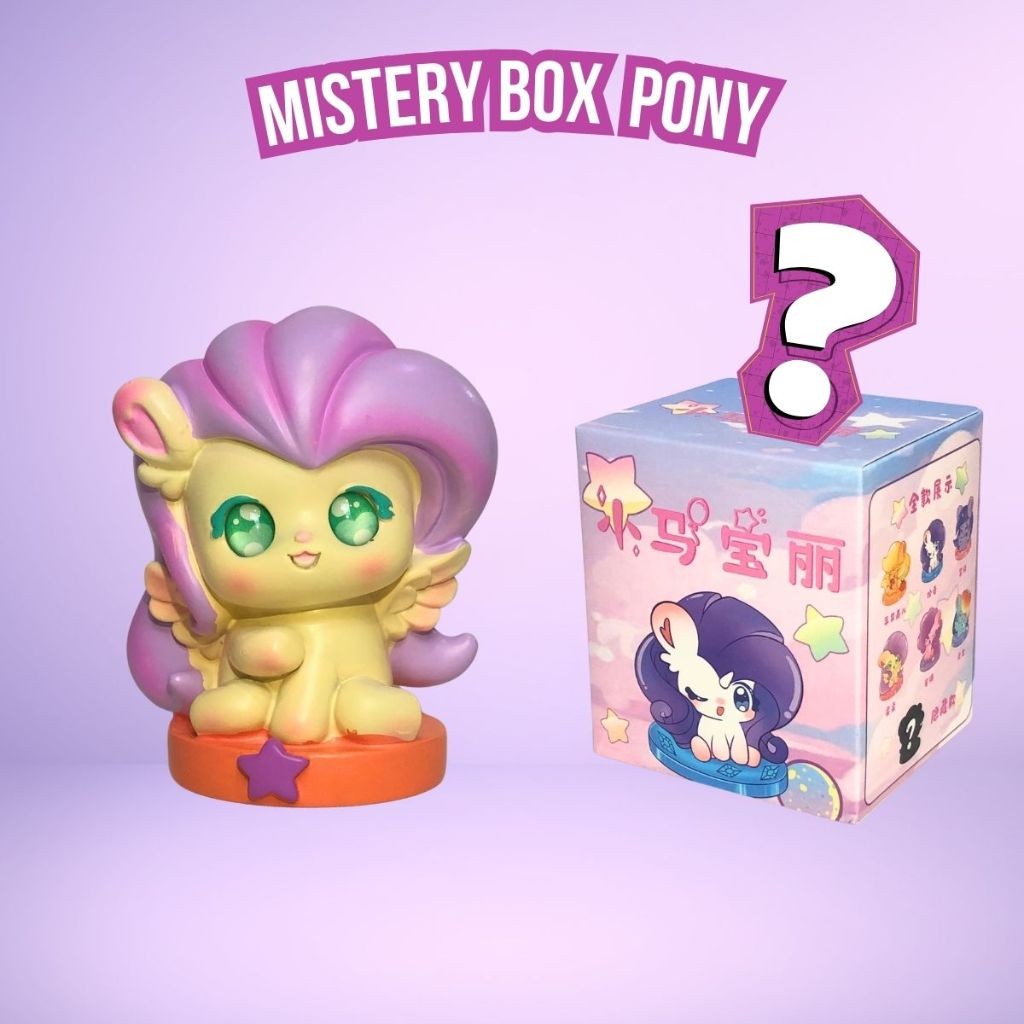 Blindbox Little Pony Mini Koleksi Kotak Berhadiah Surprise Mainan Figure Little Pony Blind Box Impor