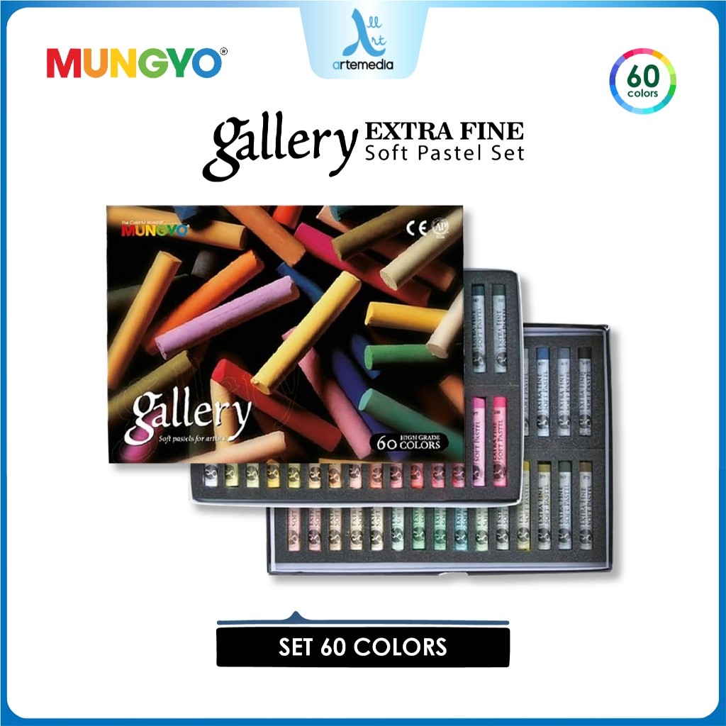 

Gramedia Surabaya - Mungyo Gallery Artists Extra Fine Soft Pastel Set 60 Crayon but