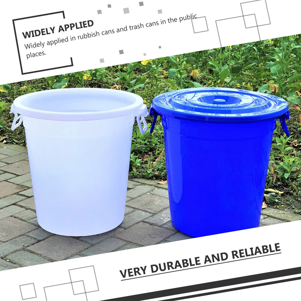 

Outdoor Garbage Can with Lid Large Trash Accessory Accessories 40L Waste Bin Replacement