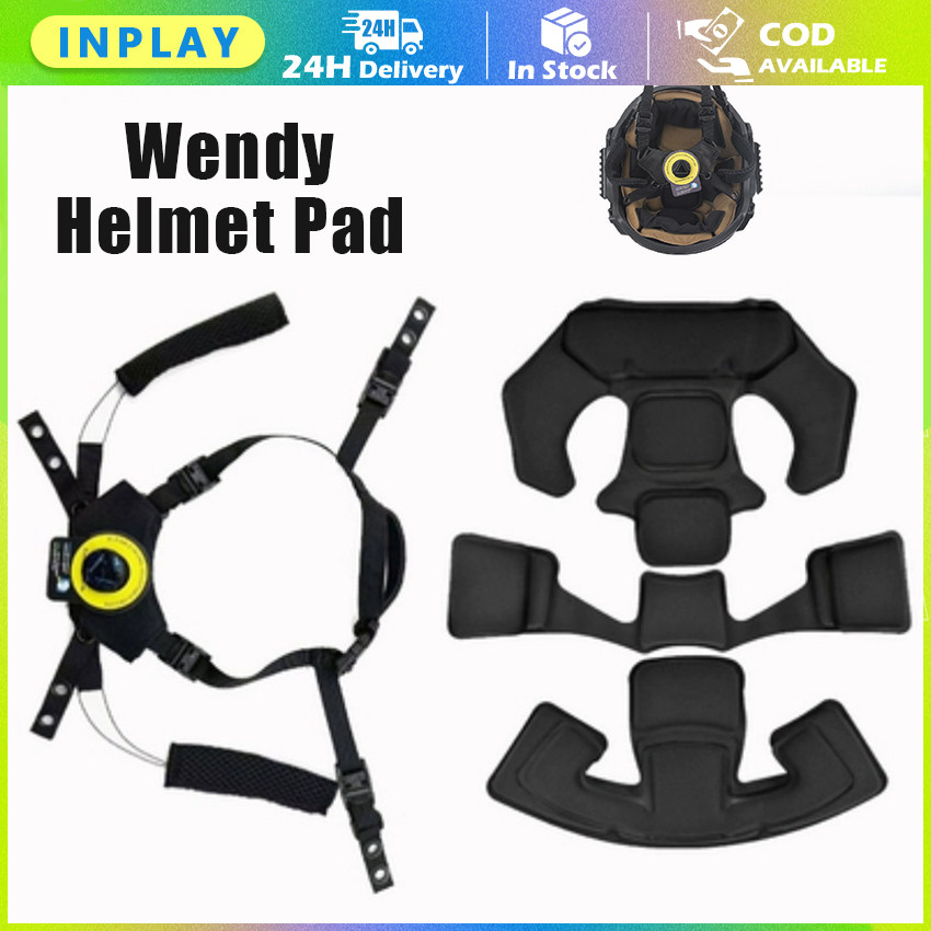 Helmet Foam Pad Set / Wendy Busa Helm Dan Tali Helm / Pelapis dan Busa Helm Wendy untuk Sistem Tacti