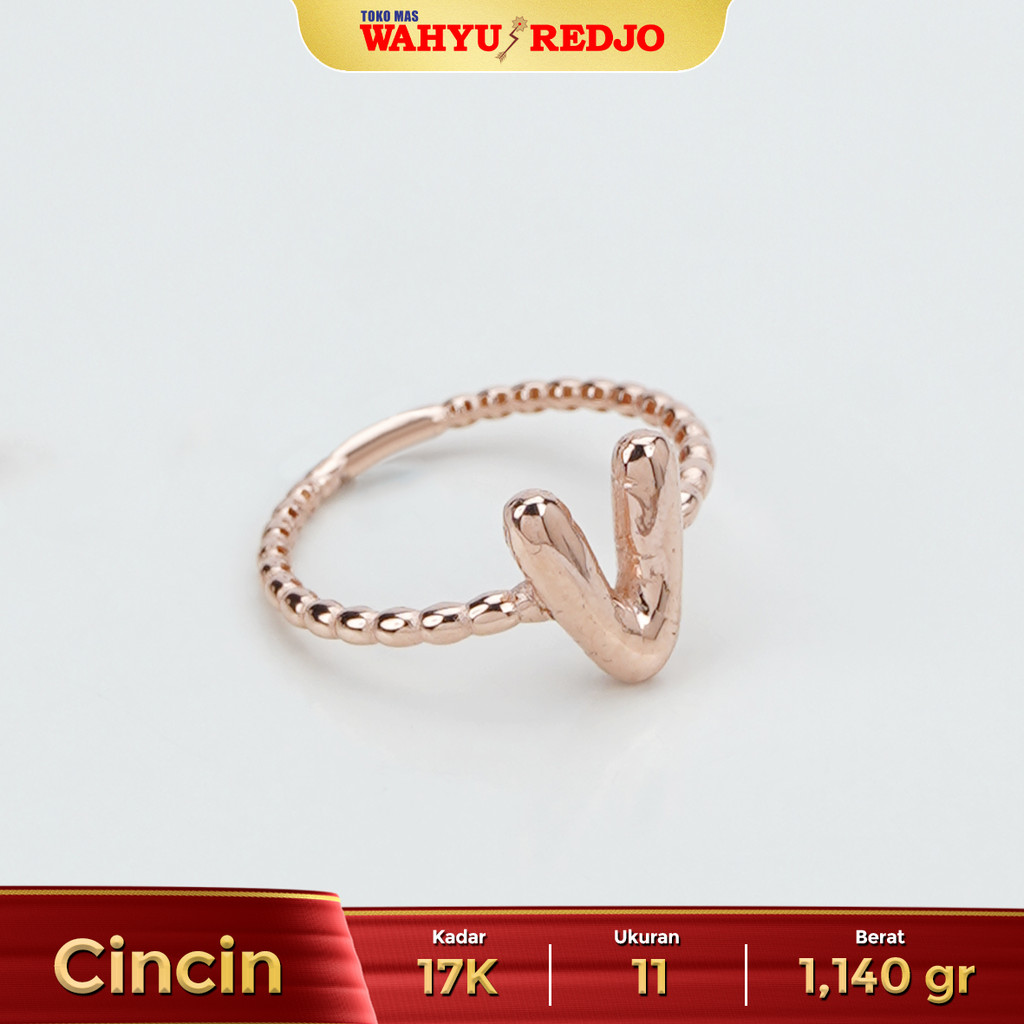 CINCIN V EMAS KADAR 17K WAHYU REDJO