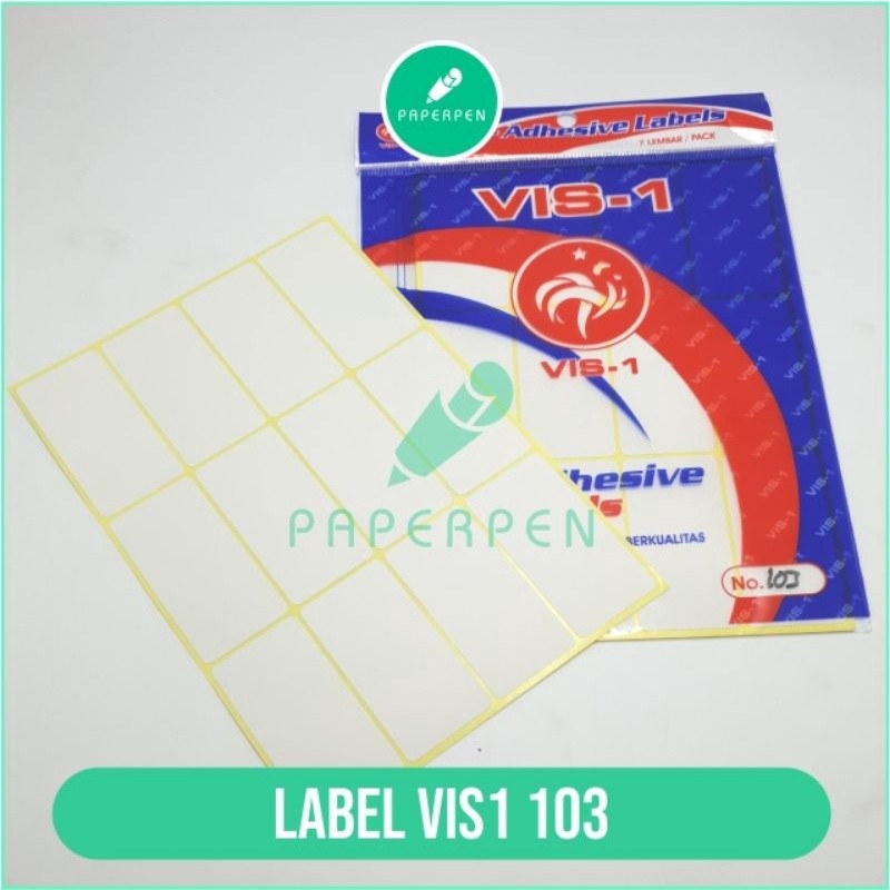 

[S_ATK] Sticker Label Vis1 103