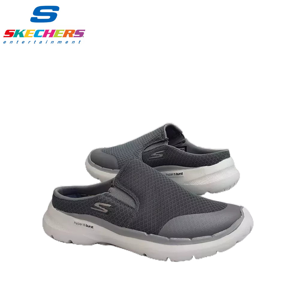 TERLARIS SANDAL CASUAL PRIA SKECHERS GOWALK 6 MULE / SANDAL JALAN PRIA SKECHERS