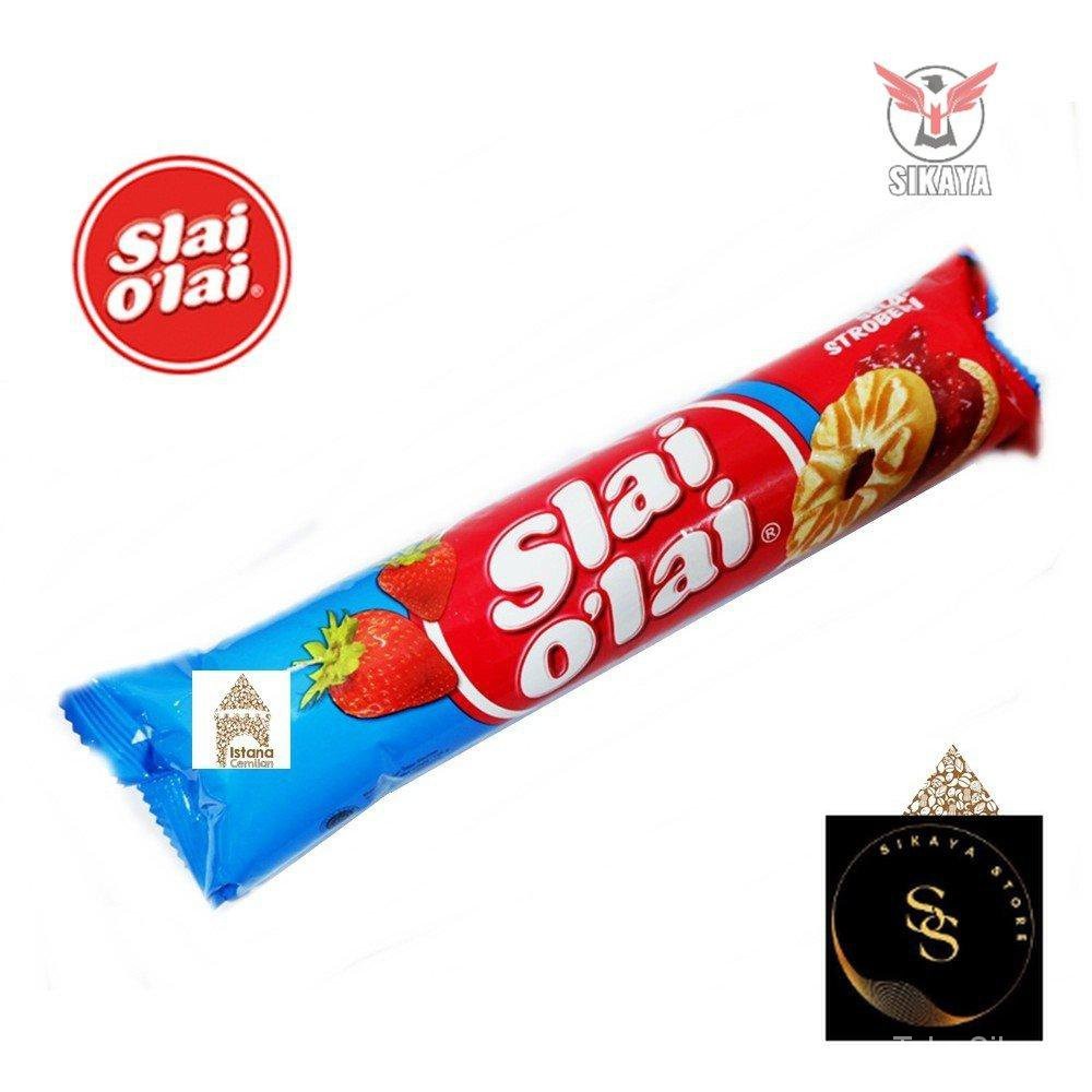 

Slai Olai Biskuit Selai Stoberi / Nanas / Blueberry 128 Gram