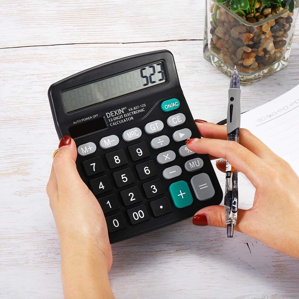 

IRIS DEXIN Kalkulator Elektronik Solar Calculator 12 Digit - KK-837-12S