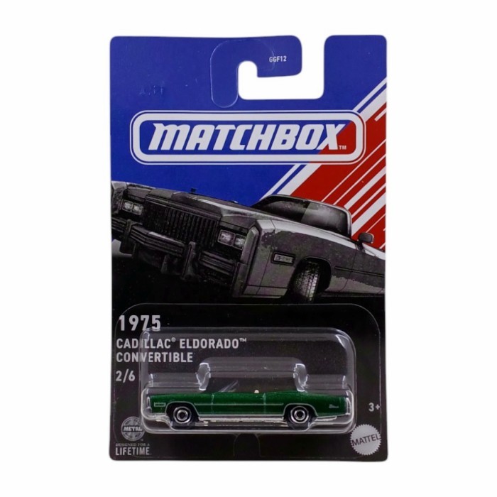 Matchbox Muscle 1975 Cadillac Eldorado Convertible Hijau