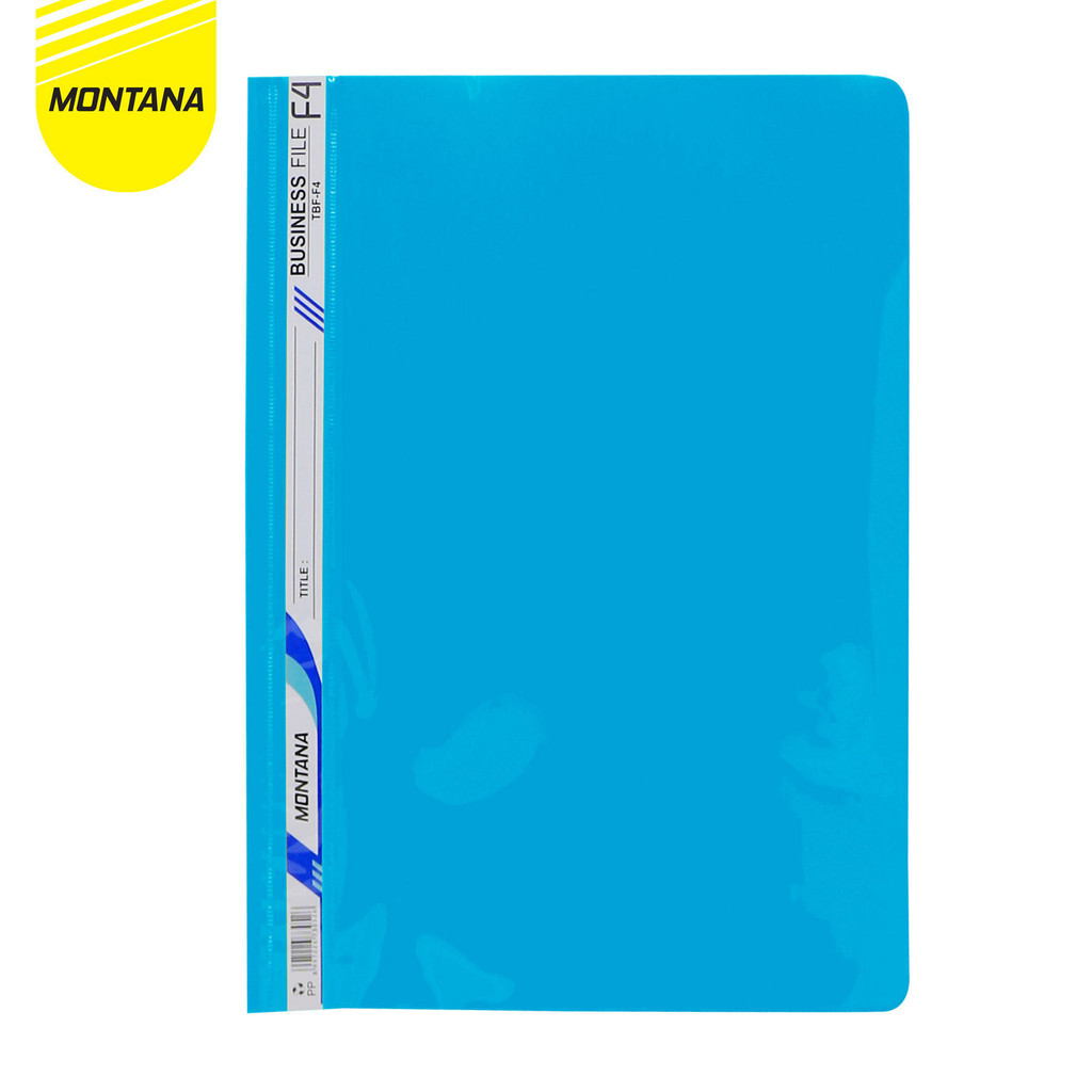 

MONTANA Folder Plastik / Business File F4 (Isi 2 pcs) Blue
