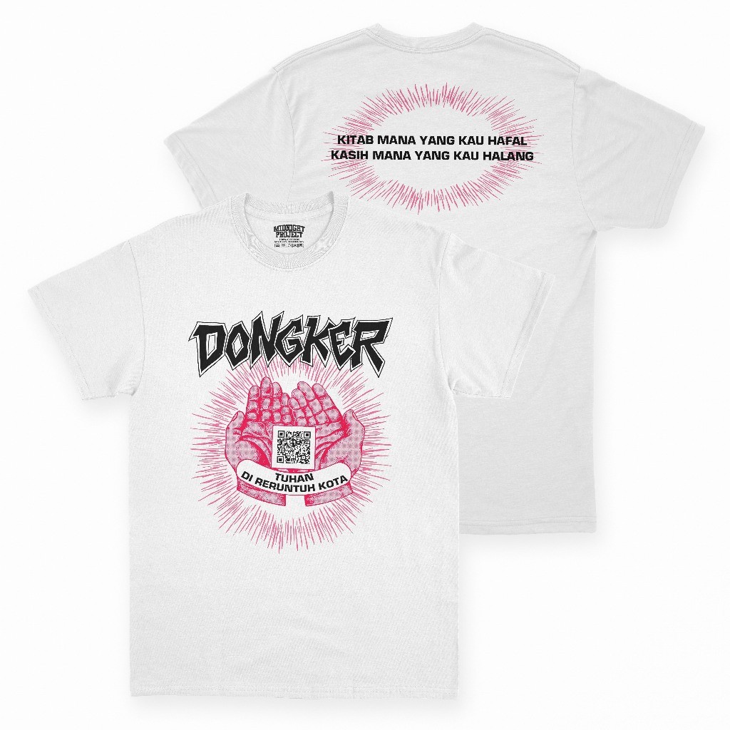 T-shirt DONGKER - TUHAN DI RERUNTUH KOTA | Kaos Band Dongker