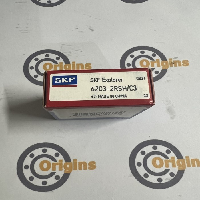 Part Ready BEARING 6203 2RS C3 SKF ORIGINAL 6203-2RSHC3 ID 17mm x OD 40mm x 12mm Cod