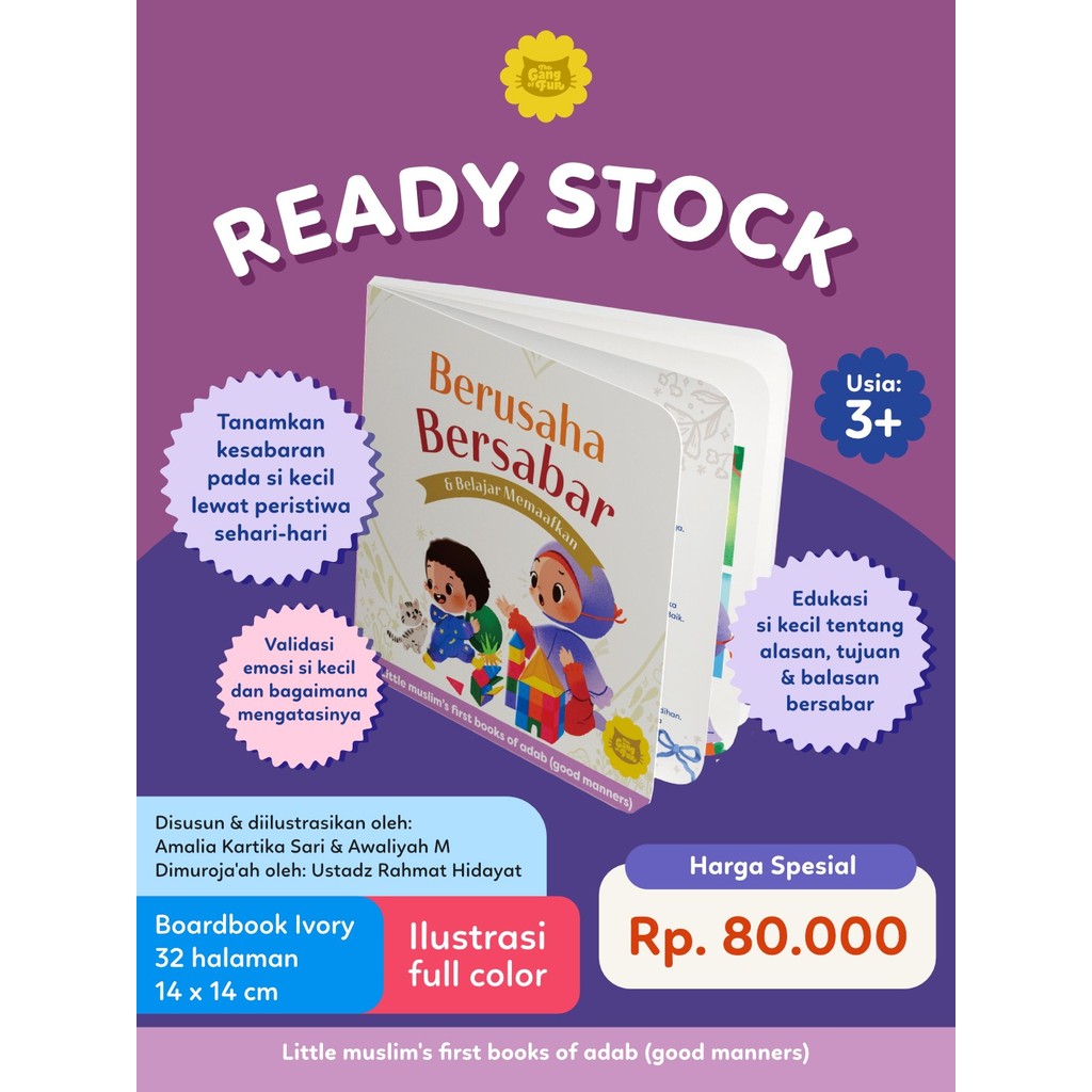 

Boardbook Berusaha Bersabar (Ready Stock)