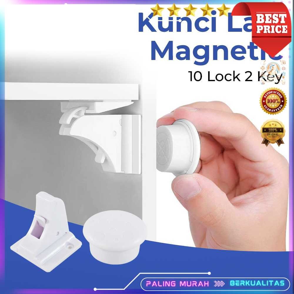 

KOOLBOY Kunci Laci Lemari Magnetic 10 Lock 2 Key - LK-002-KB