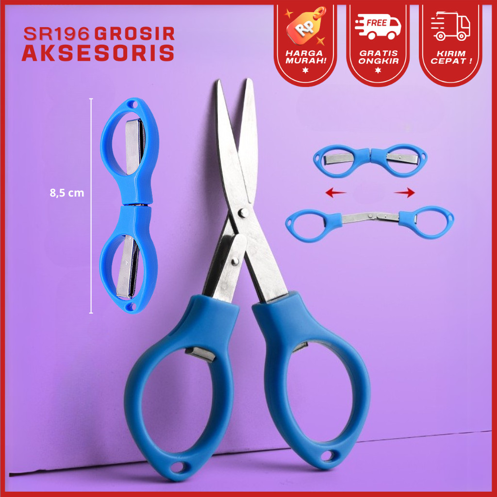 

Gunting Lipat Mini Portable Mini Scissors / Gunting Kertas Kecil Dapat dilipat
