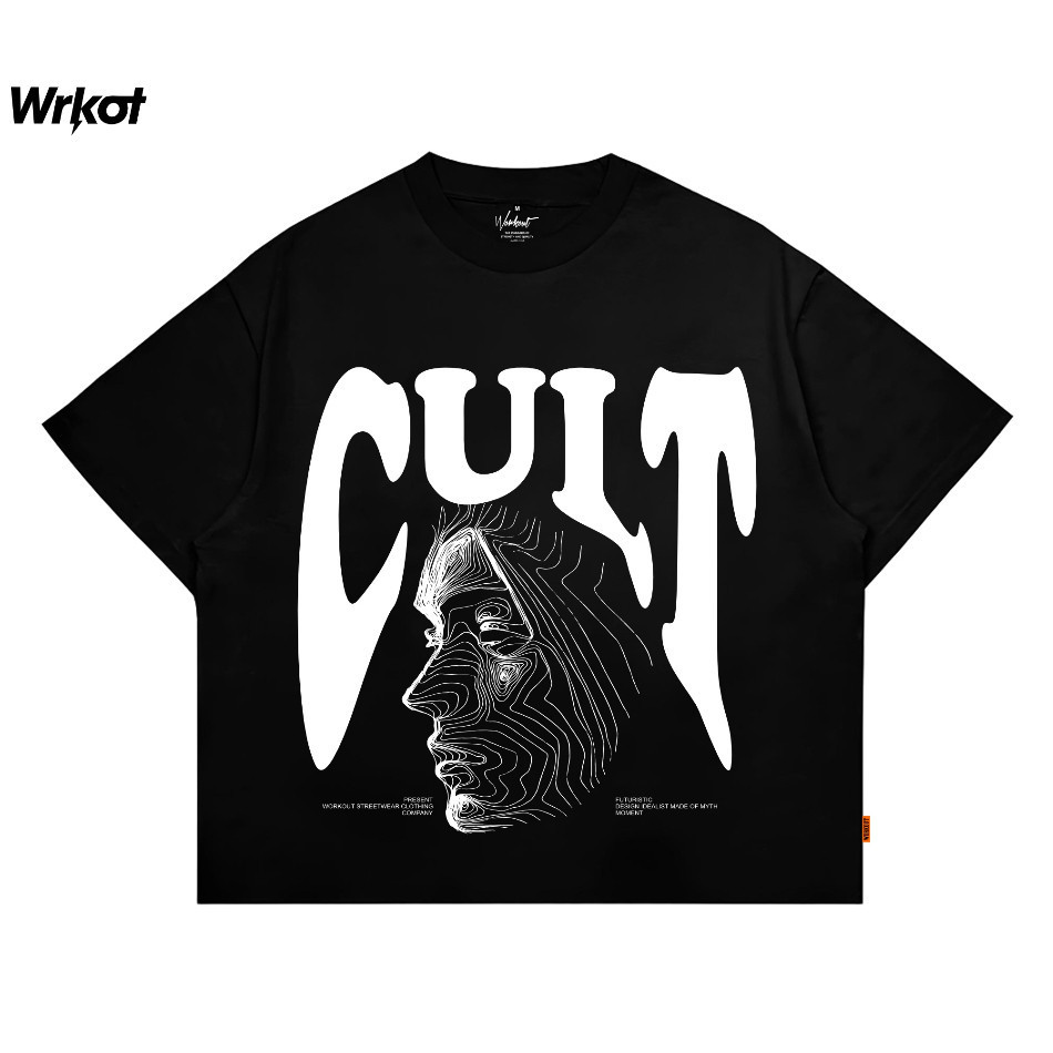 Workout Streetwear Kaos Baju Tshirt Boxy Oversize 20S Cult