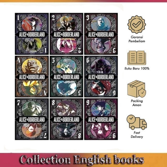 Komik Alice in Borderland omnibus (English), vol 1 - 8