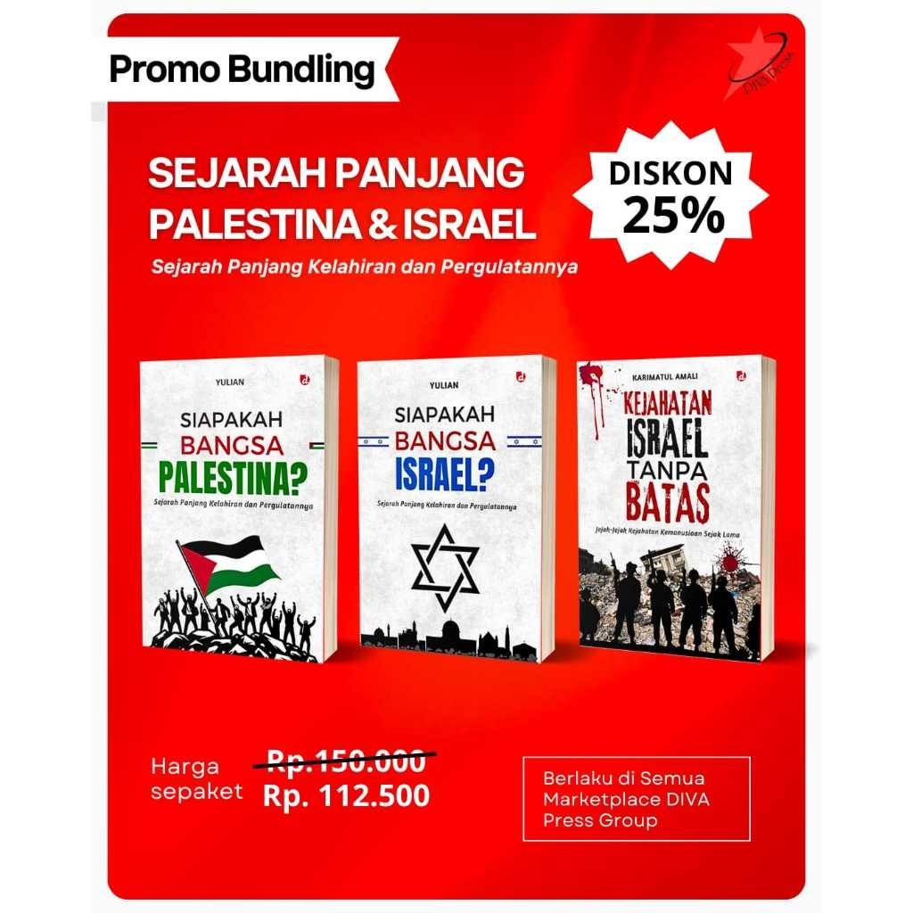 Paket Buku Sejarah Panjang Palestina dan Israel (Siapakah Bangsa Israel, Siapakah Bangsa Palestina, 