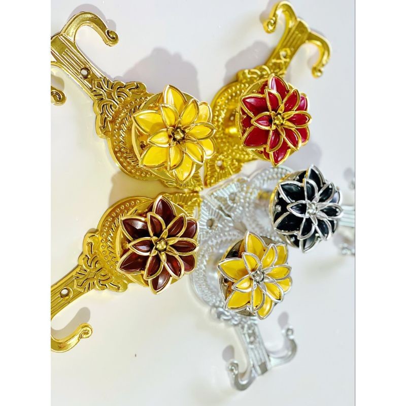 AGUNSUASHOP Hook Gorden /Hook Gorden Motif mawar/Hook Gorden