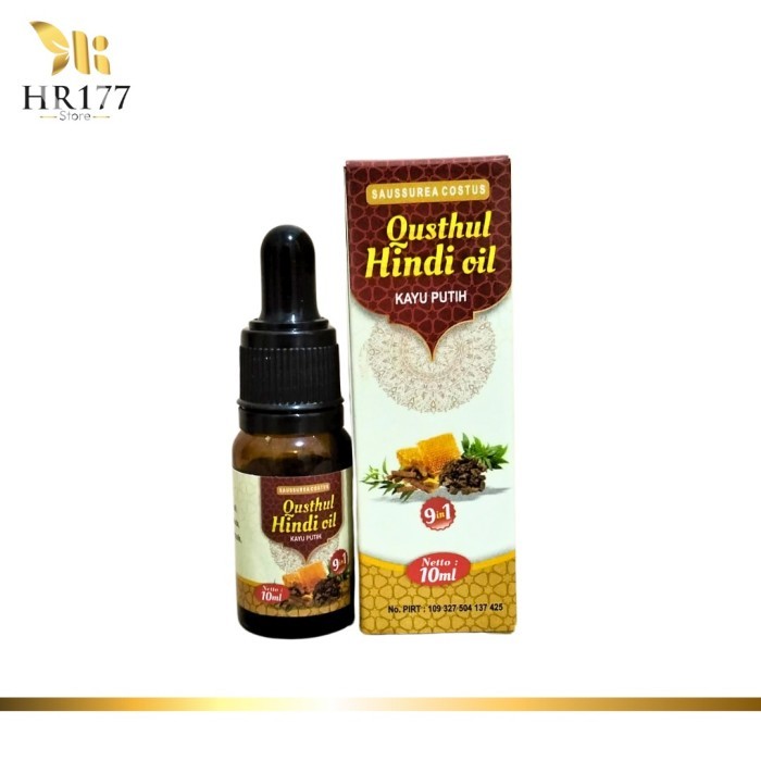 

TERLARIS Qusthul Hindi kayu putih sambiloto Habbatusauda 9 in 1 tetes oil 10ml