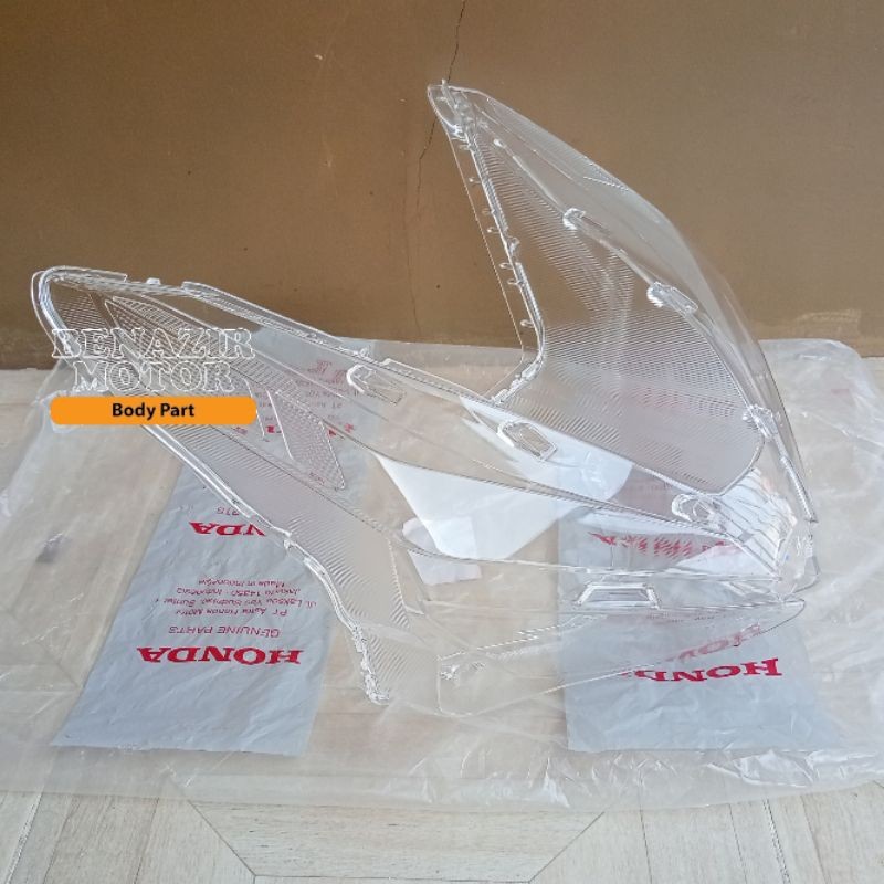 Ori AHM-Mika Kaca Lampu Depan Honda Vario 125 150 New Led eSP Keyless 2018 2019 2020 2021 2022 2023