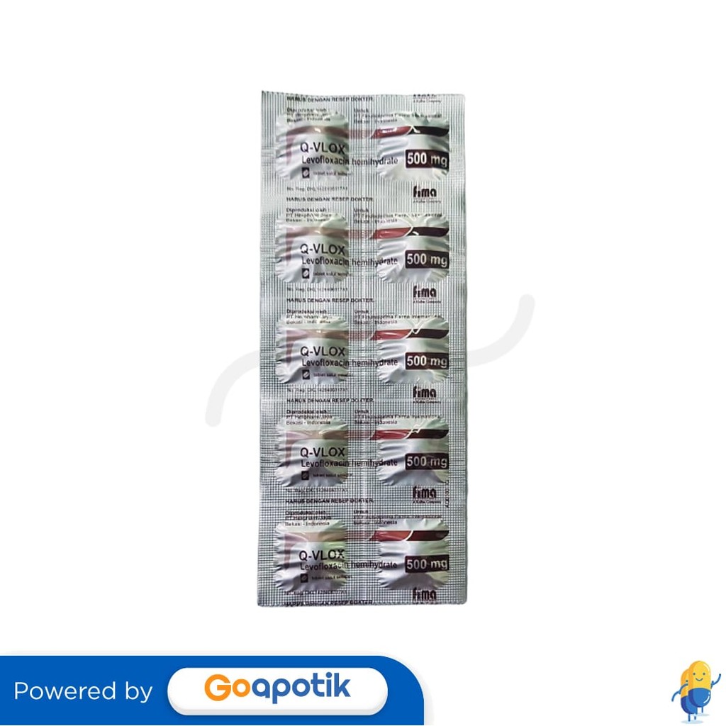 Q-Vlox 500 Mg Strip 10 Tablet