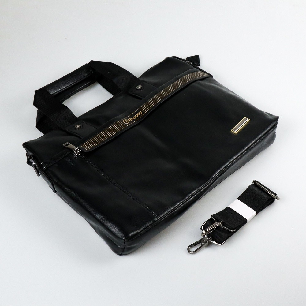 Tas Selempang Laptop Selempang Kerja Pria / Tas Laptop Kulit Import Muat Laptop 14 inch