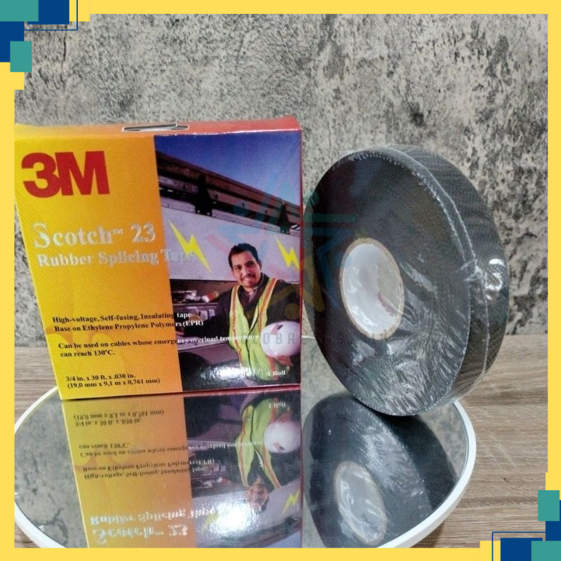 Isolasi SCOTCH 23 / Isolasi Rubber SCOTCH 23