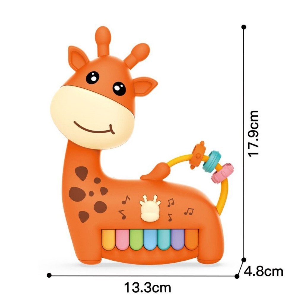 ZHUM9SD Mainan Anak GIRAFFE MUSICAL PIANO JM22376 Mainan Piano Jerapah Anak Music Piano