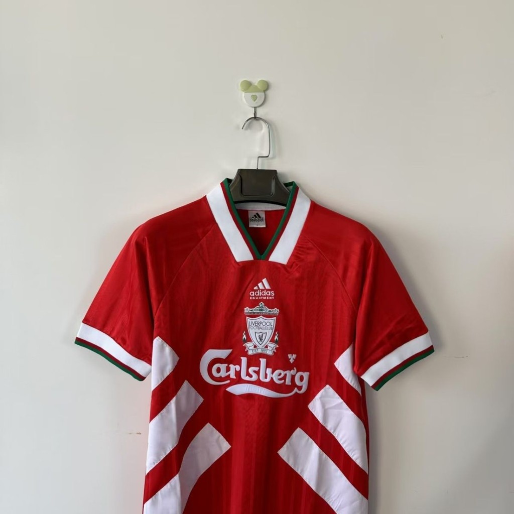 1993-1995 Kaos Pendek Lengan Retro Liverpool Rumah