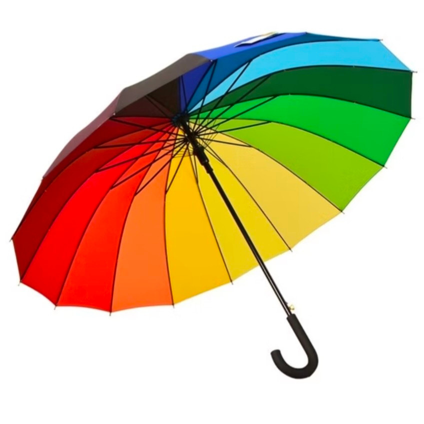 

(BUBBLEWRAP) PAYUNG GOLF RAINBOW PELANGI JUMBO 16 JARI - HW
