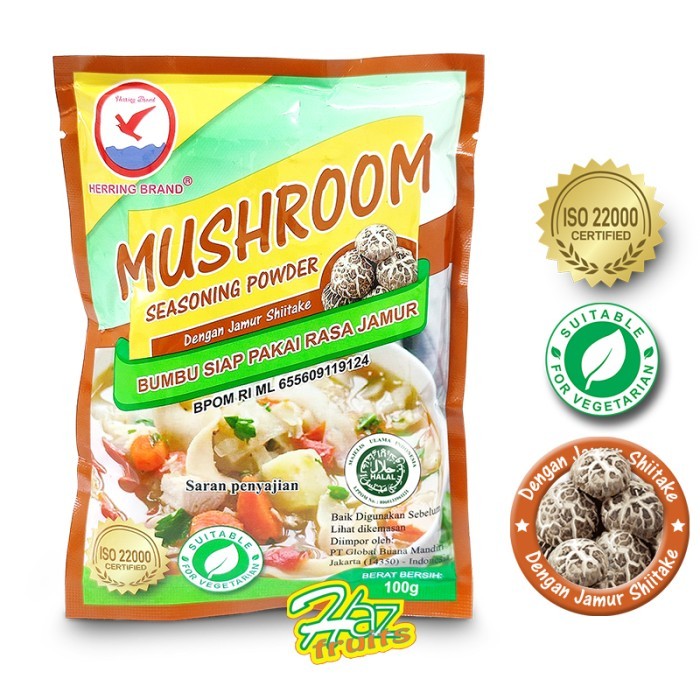 

Herring Brand Kaldu Jamur Mushroom Seasoning Powder 454 gram