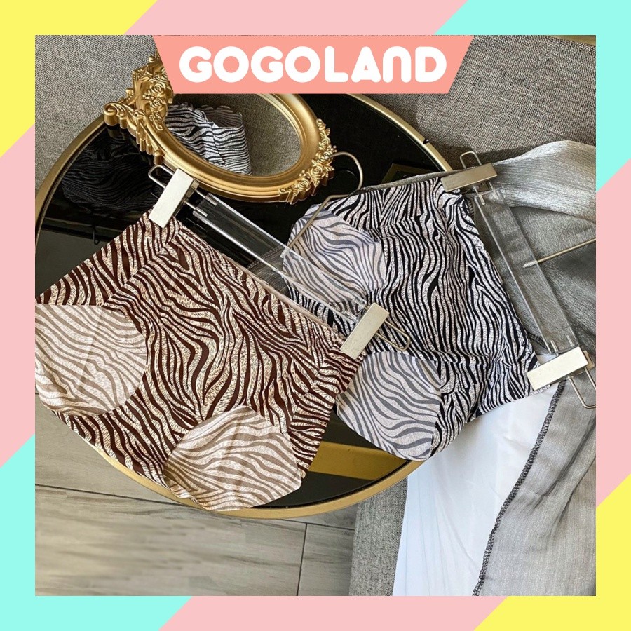 GOGOLAND Celana Dalam Wanita Sexy Motif Macan B077