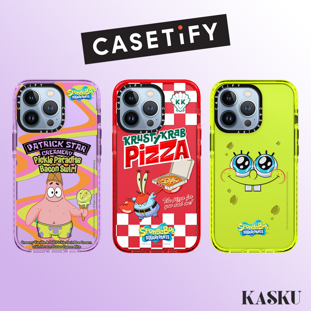 CASETIFY SpongeBob SquarePants Phone Case for IPhone 15 15pro 15promax 14 14pro 14promax 13 13pro 13
