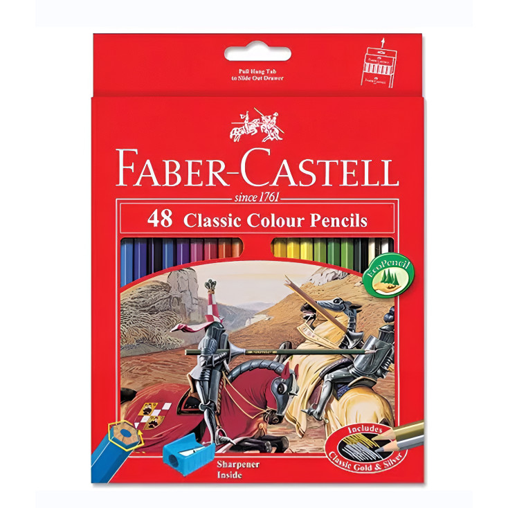 

Pensil Warna Faber Castell 48 Warna Classic Colour Pencil Panjang
