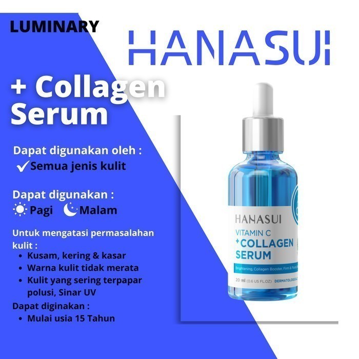 Serum Vit C+Collagen Vitamin C Serum Muka Wajah Wanita Pencerah Putih Import Bagus New