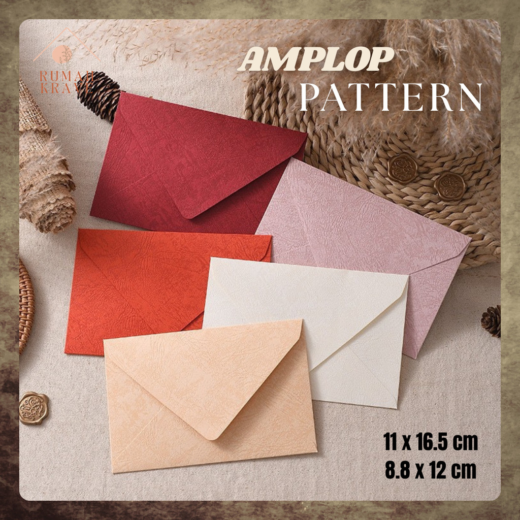 

RUMAH KRAVE - Amplop Pattern Tekstur Premium Polos
