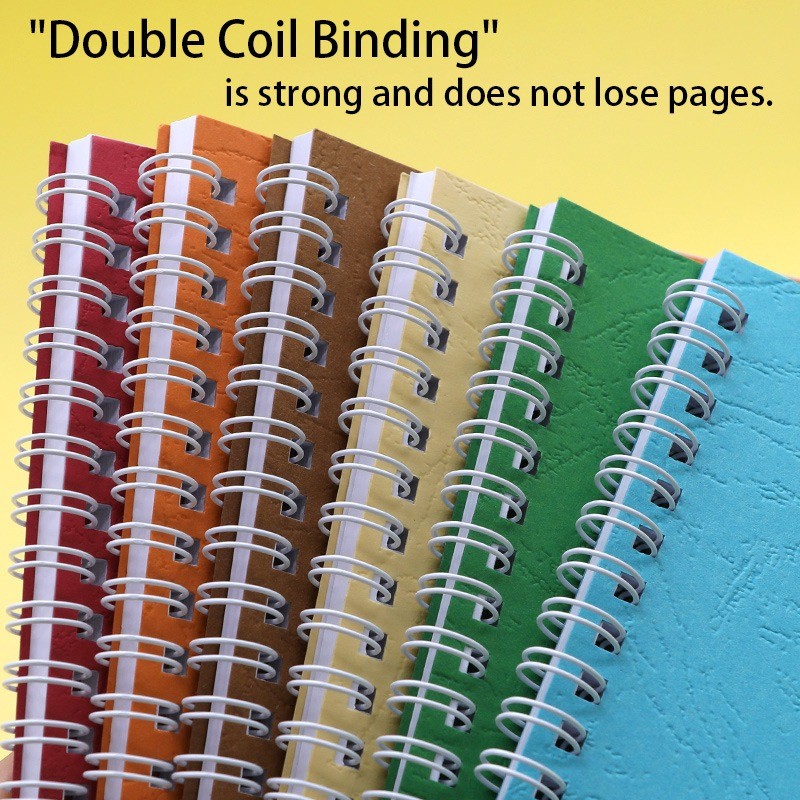 

1 PC Vintage Kraft Paper Coil Notebook Sticky Note Pad Keeps Creative Sticky Notes Notepad