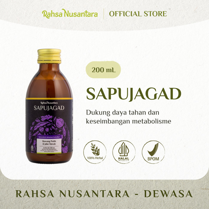 

Ready Sapujagad by Rahsa Nusantara Jus Bawang Putih Tunggal Vitamin Herbal