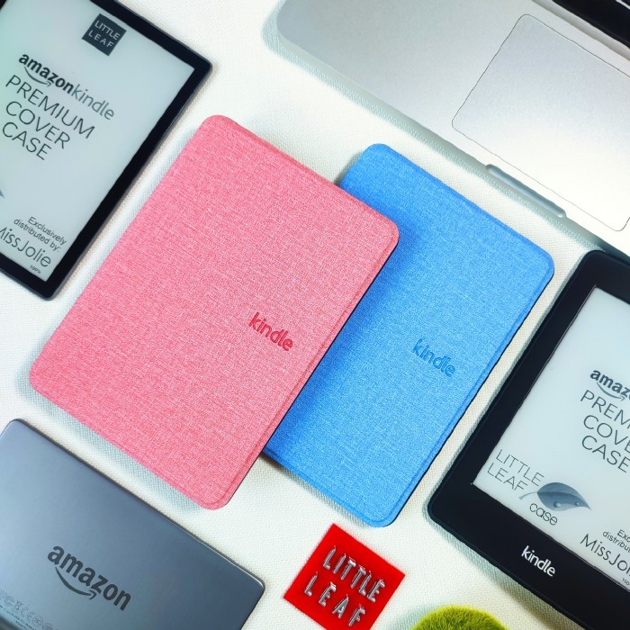 

promo -Cover Denim All New Kindle 2019 10th Generation Hard Case Casing - Grey