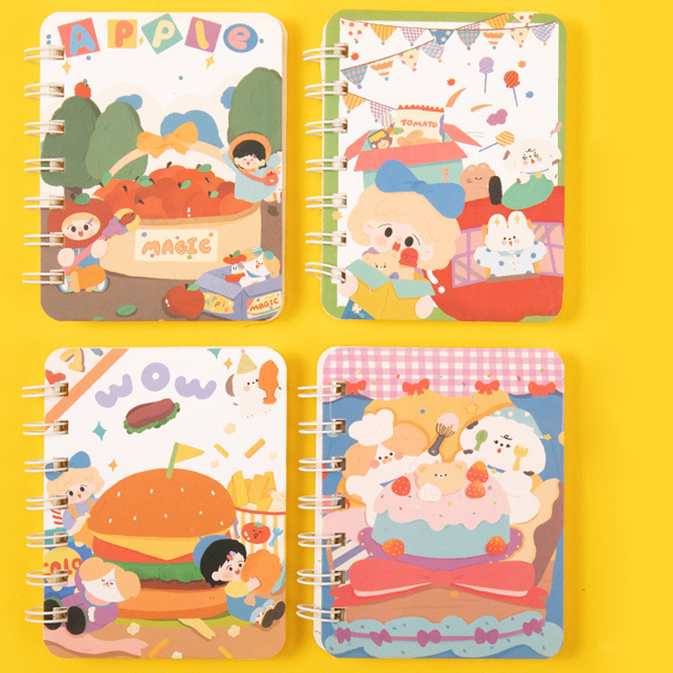 

Buku Catatan A7 Buku Tulis Kertas Mini Notebook Ring Motif . 1025