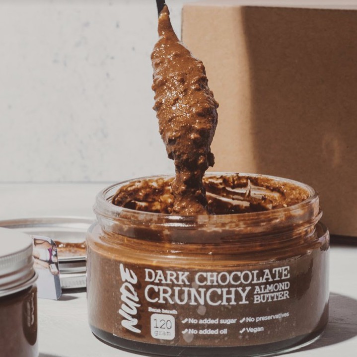 

NUDE x Andrea - Dark Chocolate Crunchy Almond Butter 200g | Gluten Free, Vegan, Keto Friendly Selai Sehat Healthy