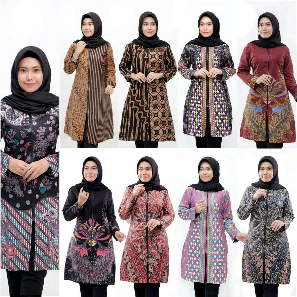 BAHAN PREMIUM / Atasan Batik Dolby Dolbi Dobby Doby Tenun Sutra Tulis Halus Katun ATBM Baron ,Saromb