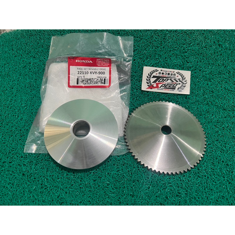 PULLEY CUSTOM BEAT KARBU SCOOPY KARBU KVY BUBUT DERAJAT KEROK JALUR