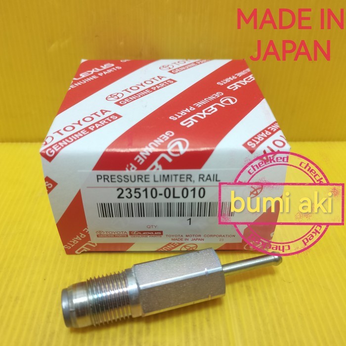 PIPA LIMITER COMMONRAIL COMMON RAIL ATAU VALVE LIMITER TOYOTA FORTUNER INNOVA DIESEL HILUX DIESEL