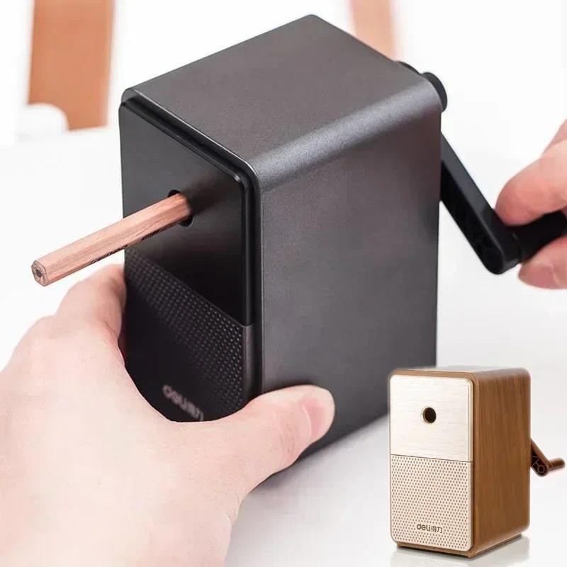 

Adjustable Pencil Sharpener with Long Lasting Blade Hand Crank Table Sharpeners Machine Stationery