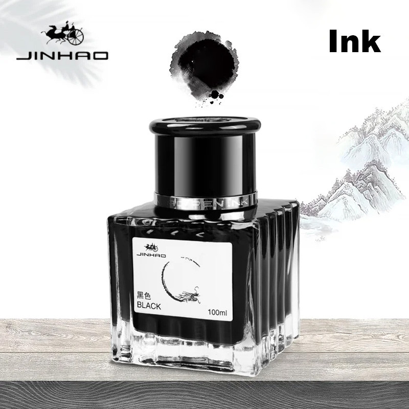 

50/100ml Jinhao Fountain Pen Chinese ink Glass Bottled Ink Writing Calligraphy ink Cartridge Office School Supplies Stationery
