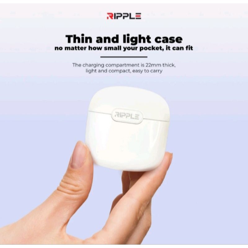 Ripple Rippods True Go TWS Headset Bluetooth Mini Earphone